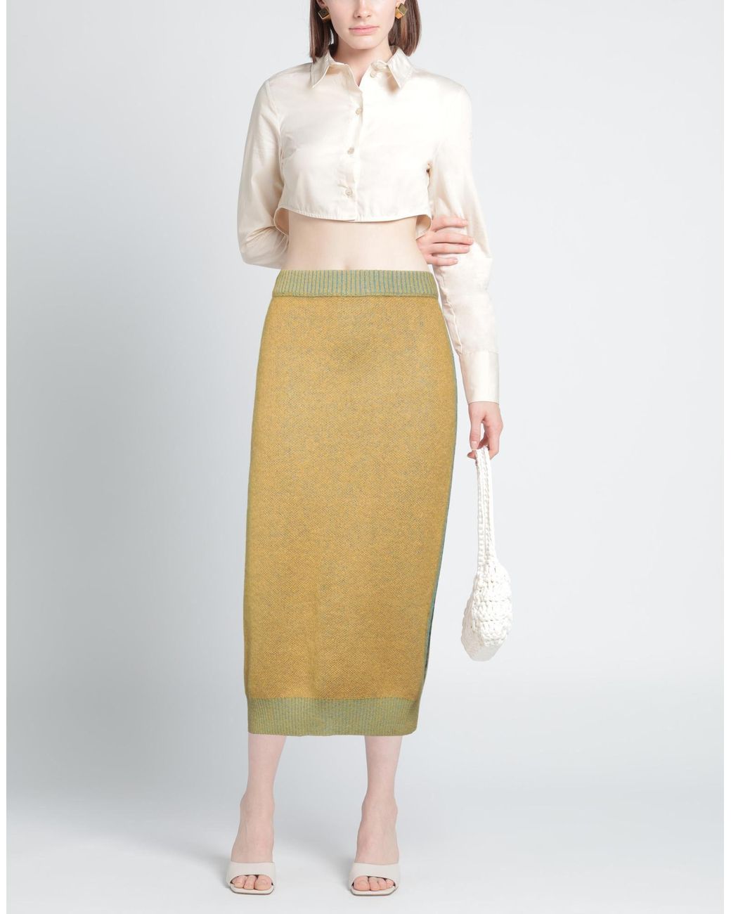 Circus Hotel Multicolor Midi Skirt