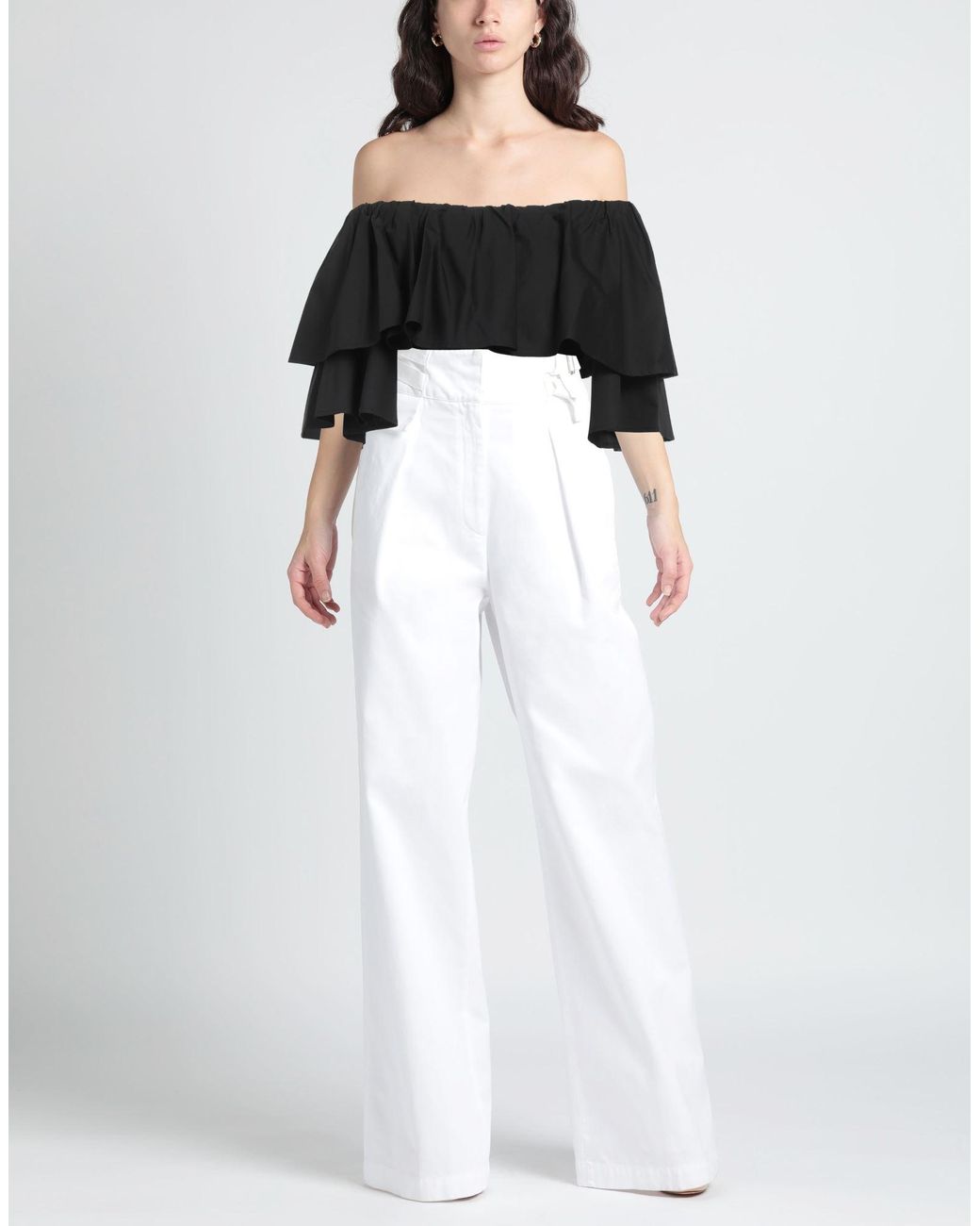 Akep Black Top Cotton, Elastane