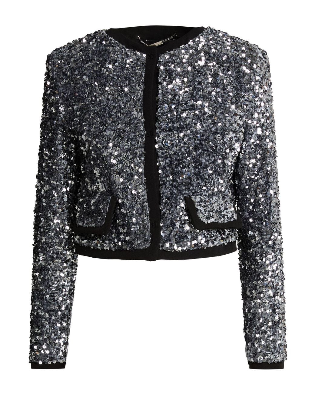 Blumarine Black Jacket Polyester, Elastane