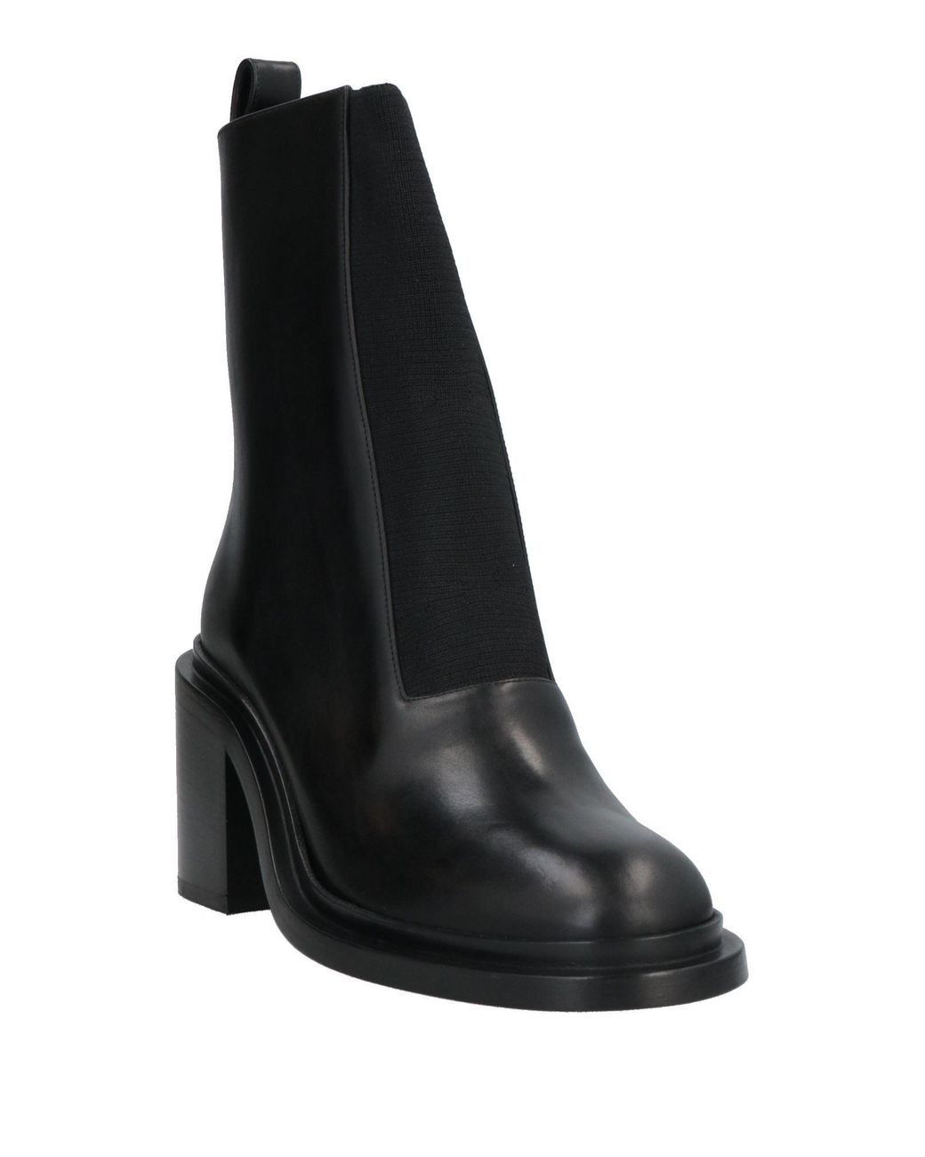 Jil Sander Black Ankle Boots