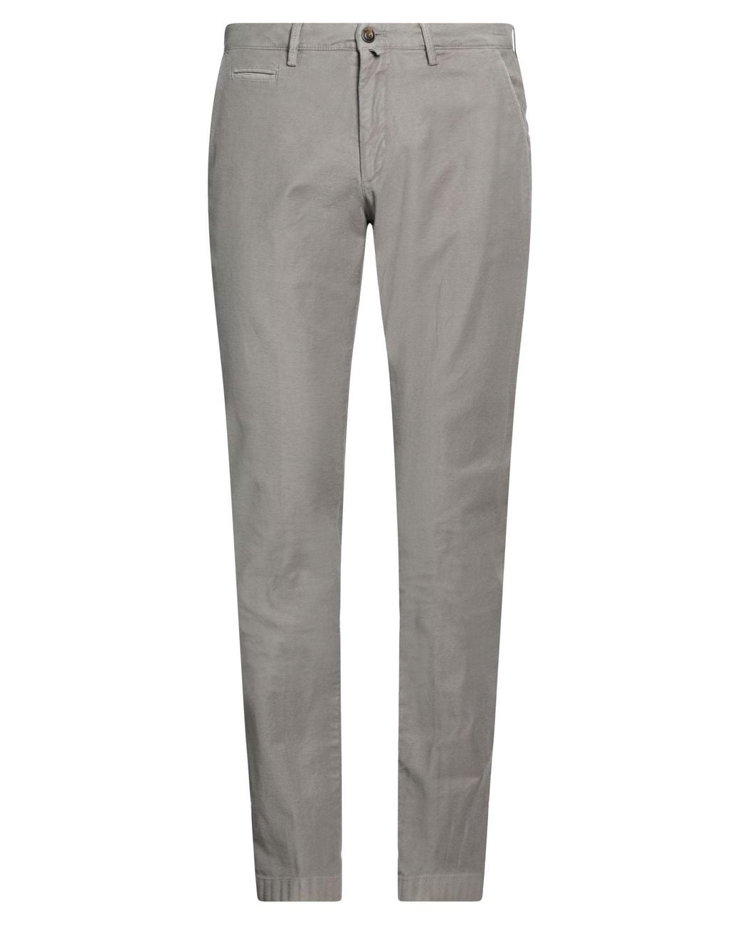 Briglia 1949 Gray Pants Cotton, Elastane for men