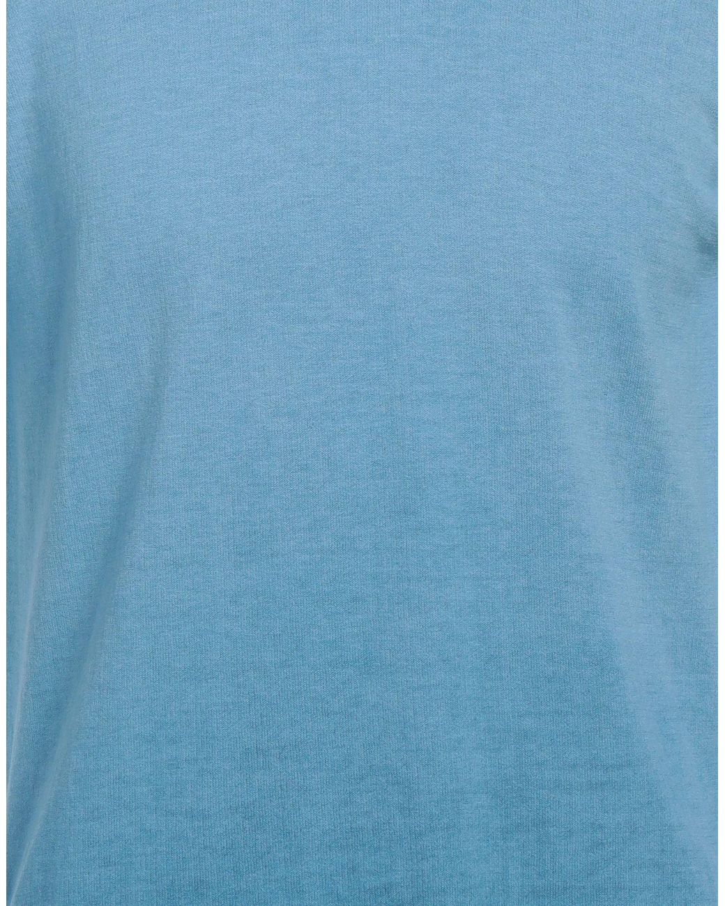 Alpha Studio Blue Azure Sweater Cotton for men