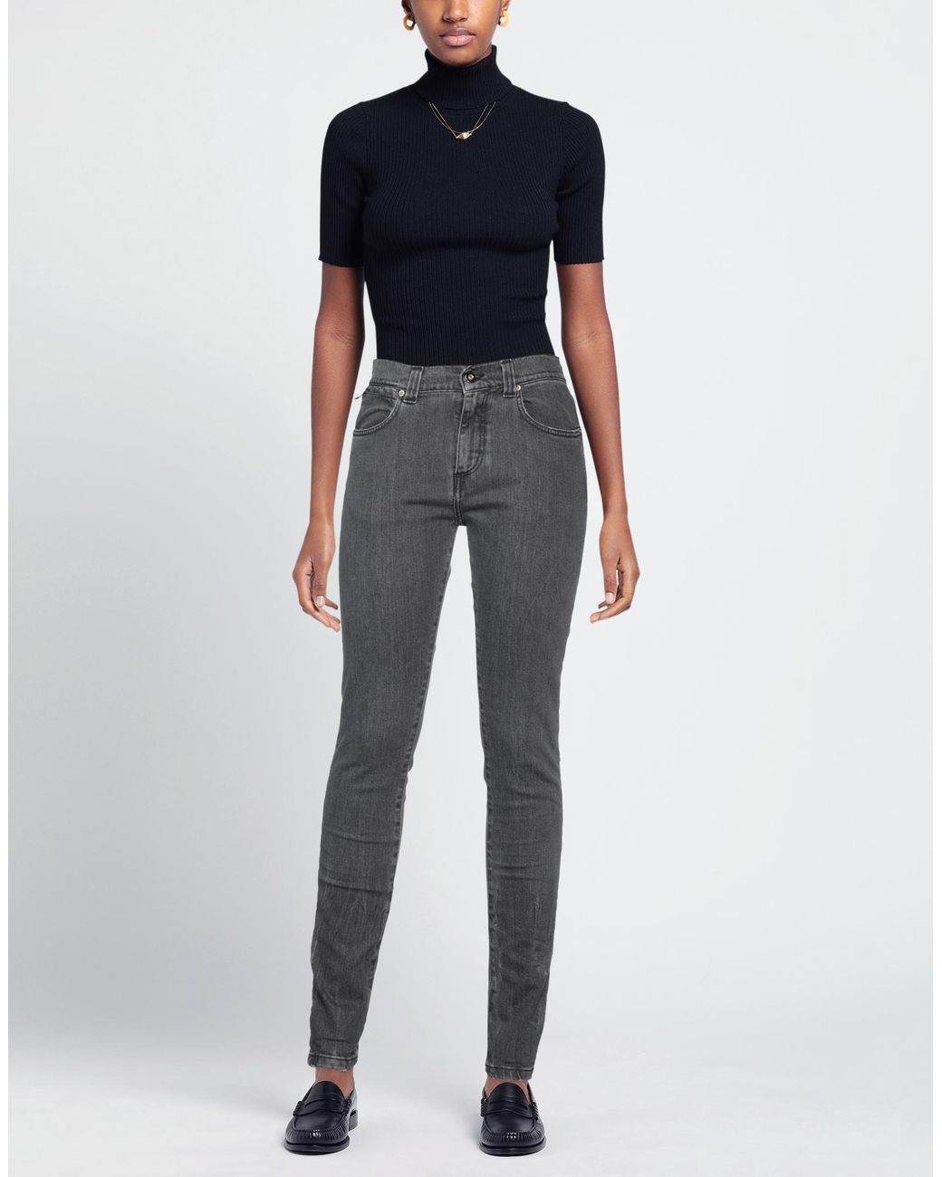 Cult Bolt Gray Jeans Cotton, Elastane