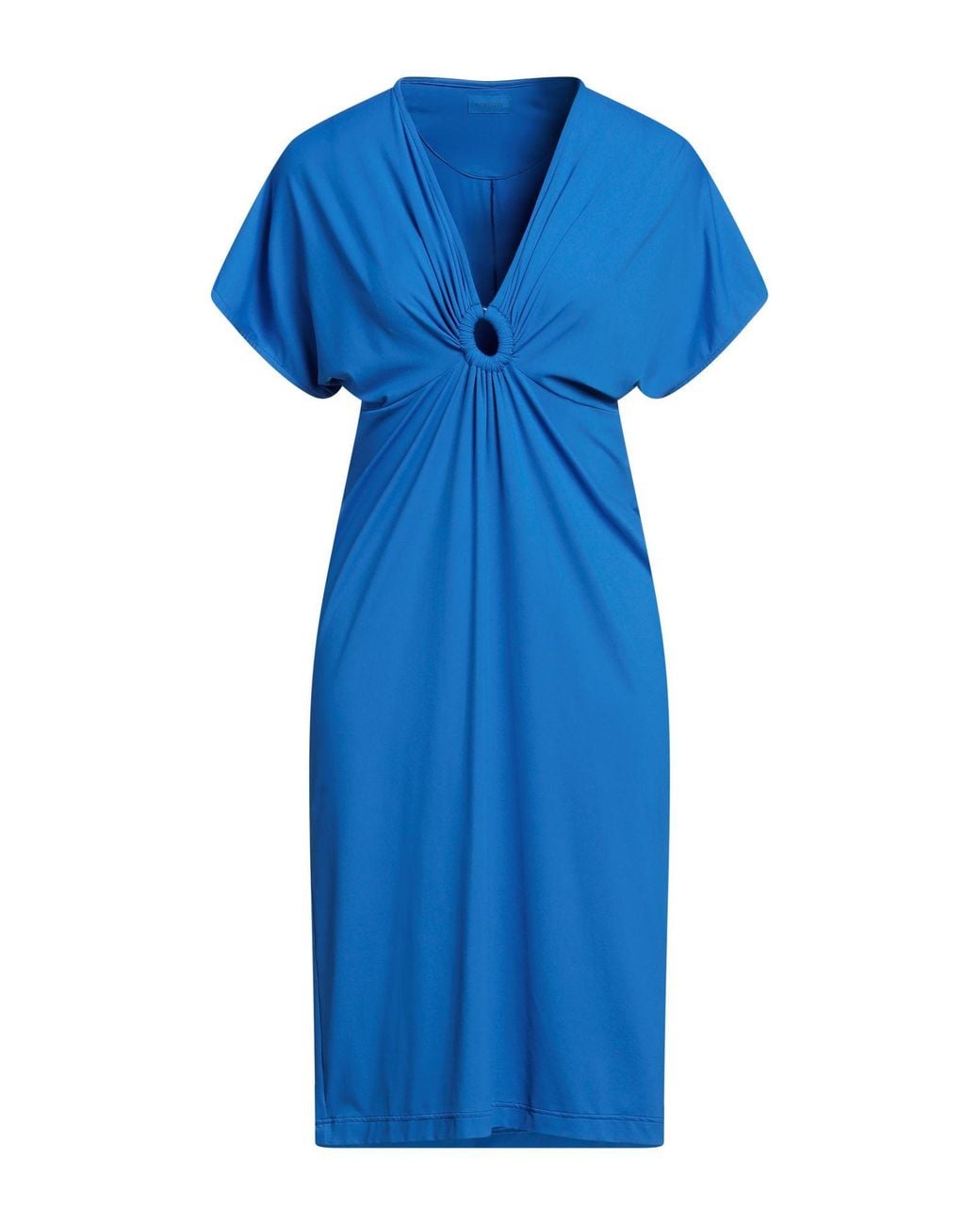 Fisico Blue Midi Dress Polyamide, Elastane