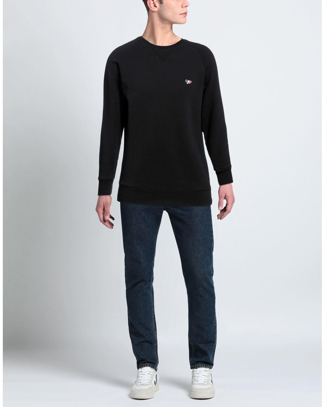 Maison Kitsuné Blue Sweatshirt for men