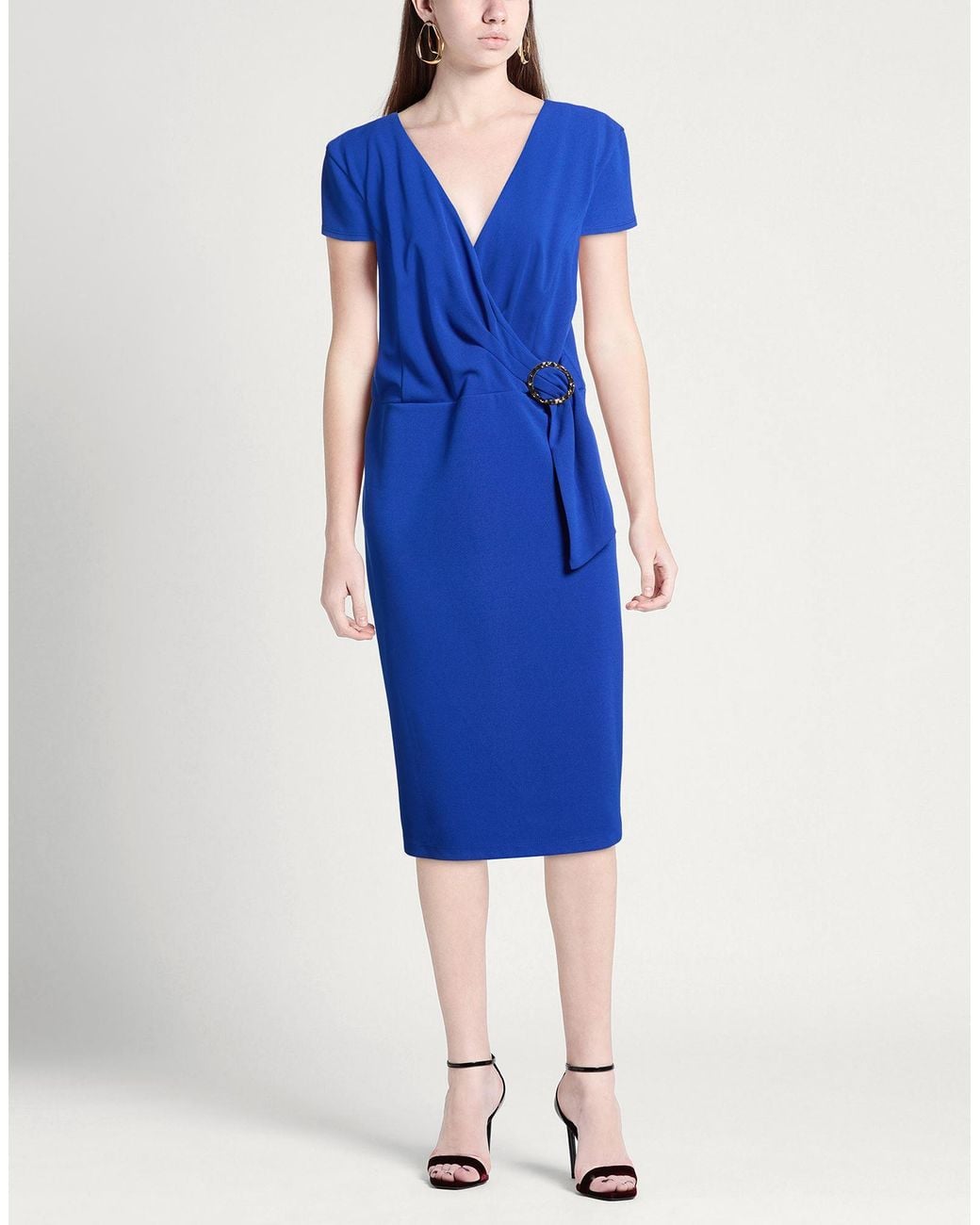 Vestido Midi FRANK LYMAN de color Blue