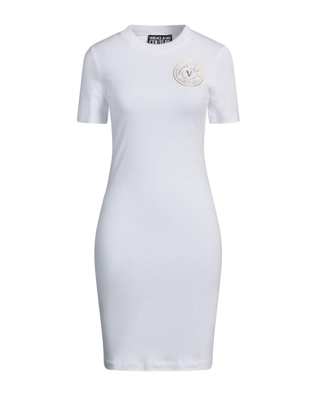 Versace Jeans Couture White Mini Dress