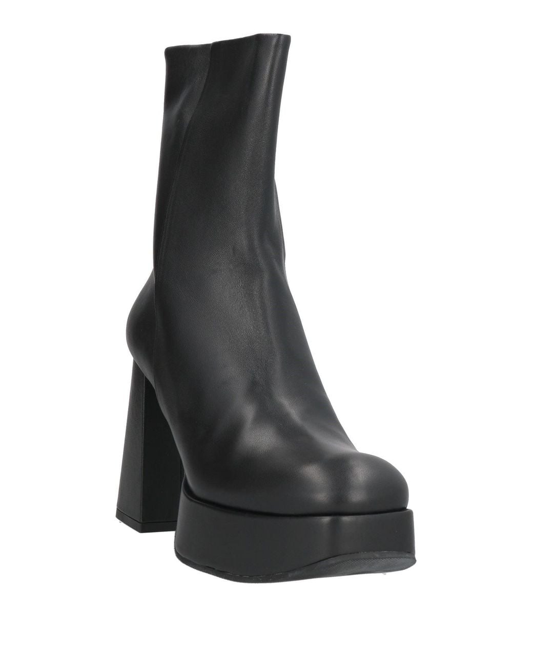 Ixos Black Ankle Boots Leather
