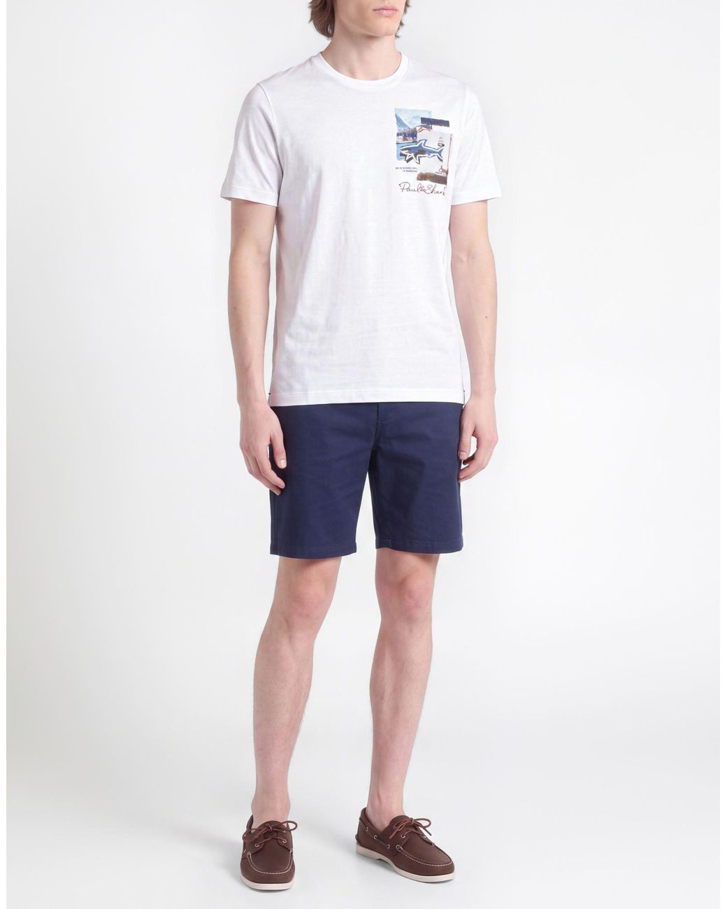 Paul & Shark White T-Shirt Cotton for men