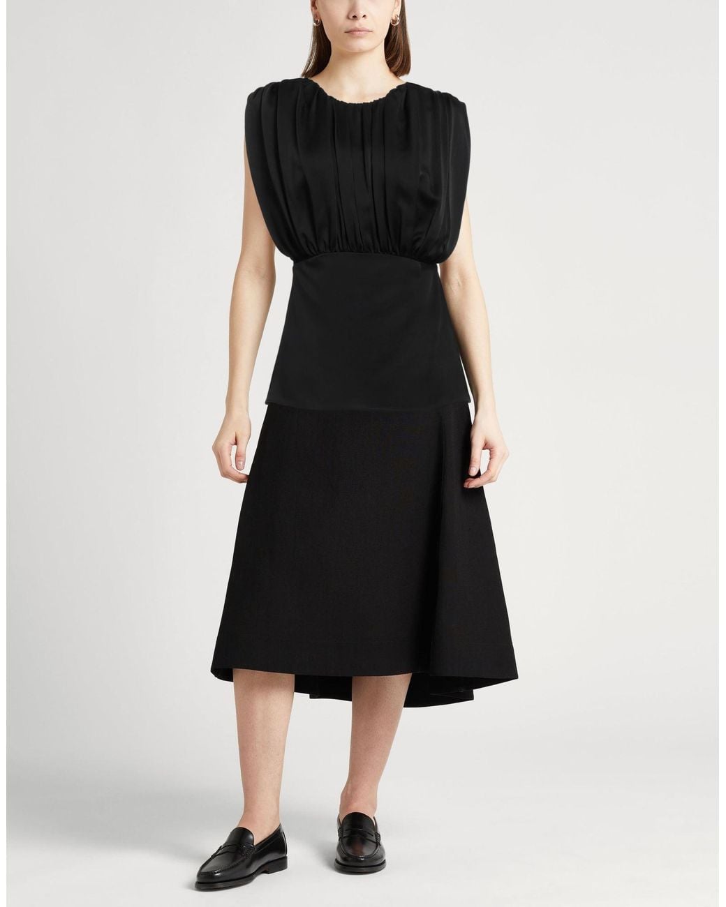 Jil Sander Black Top Acetate, Viscose