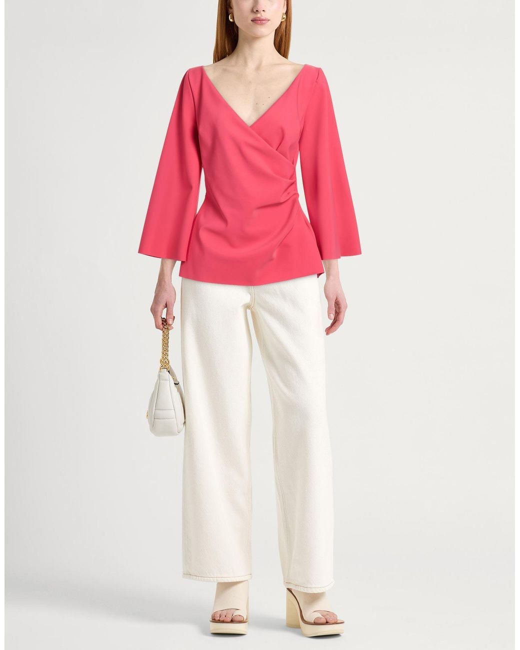 La Petite Robe Di Chiara Boni Pink Top Polyamide, Elastane