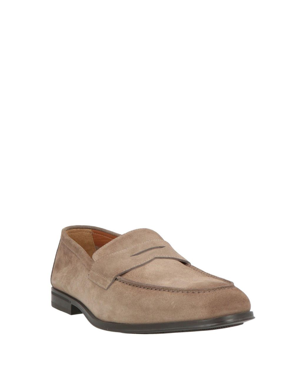 Doucal's Gray Nottingham Loafers Leather for men