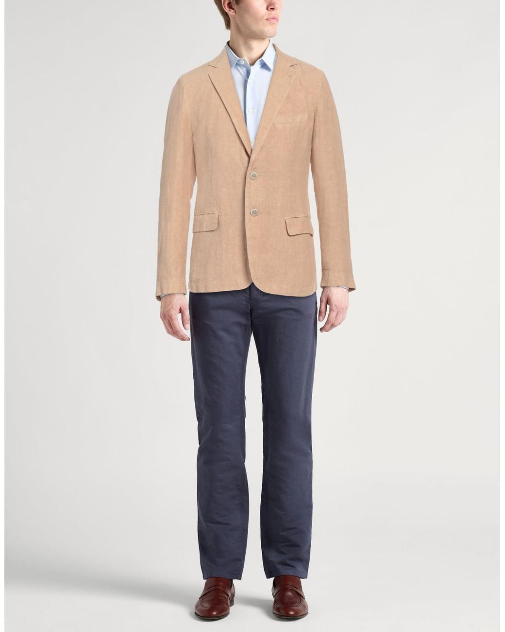 120% Lino Natural Blazer for men