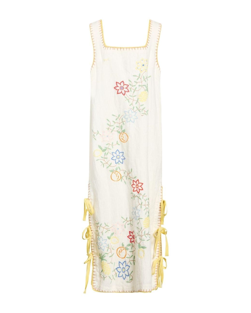 ALÉMAIS Metallic Maxi Dress Organic Cotton