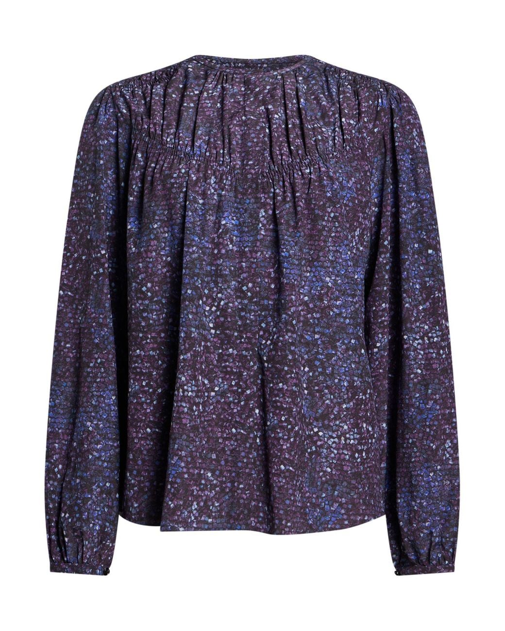 Isabel Marant Blue Shirt Silk, Elastane