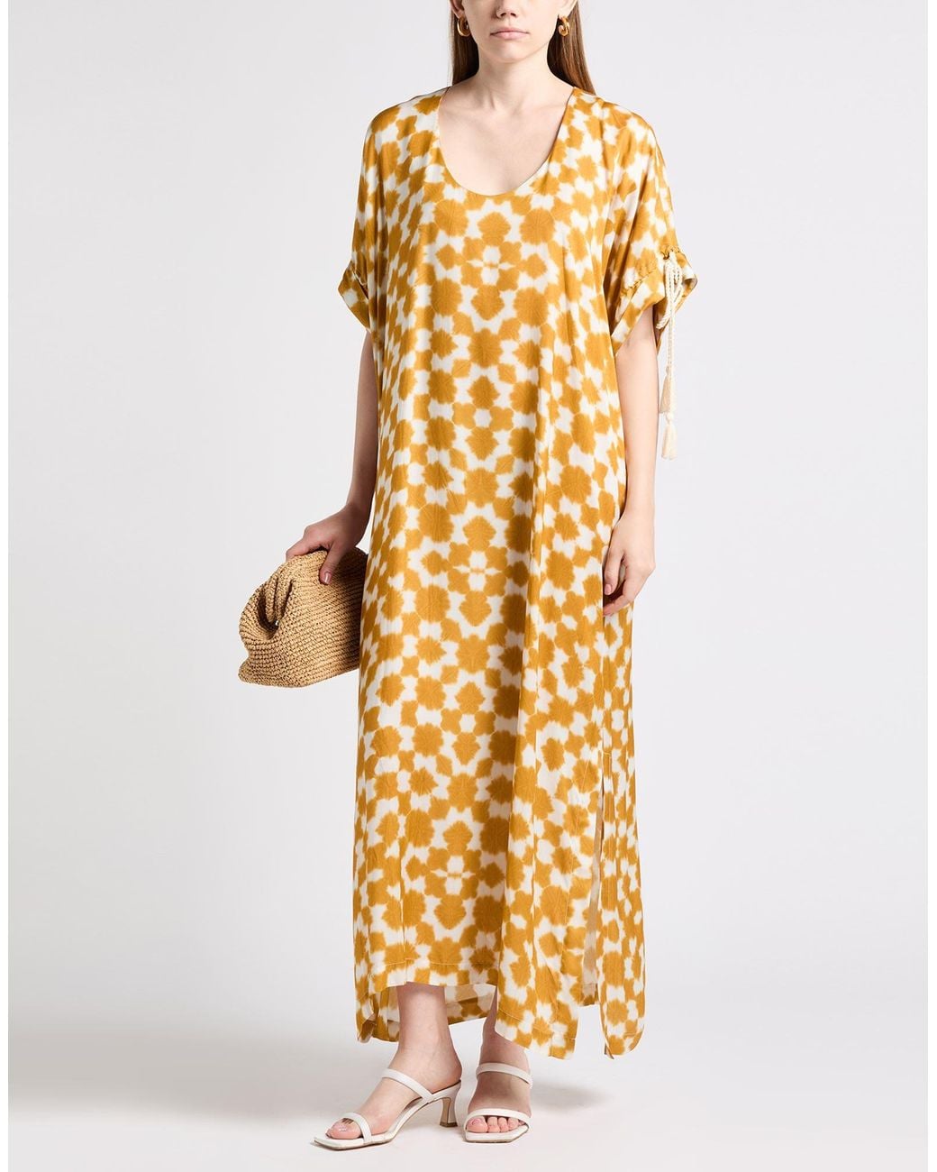 Max & Moi Metallic Maxi Dress
