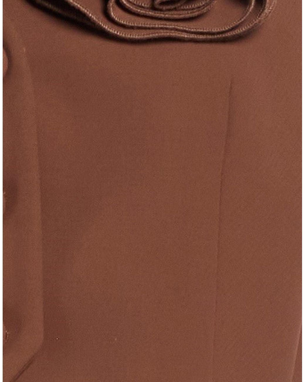 Imperial Brown Tailored Vest Polyester, Elastane