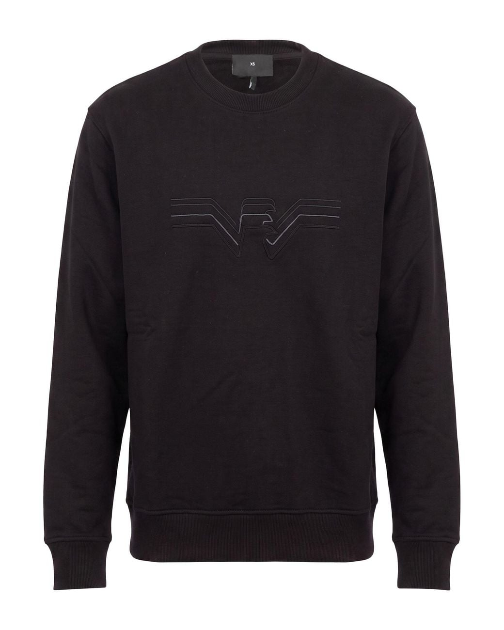 Emporio Armani Blue Sweatshirt Cotton for men