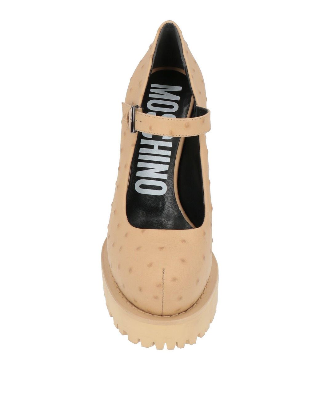 Moschino Natural Pumps Leather