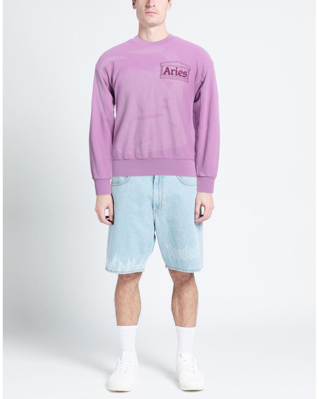 Aries Pink Sweatshirt for men