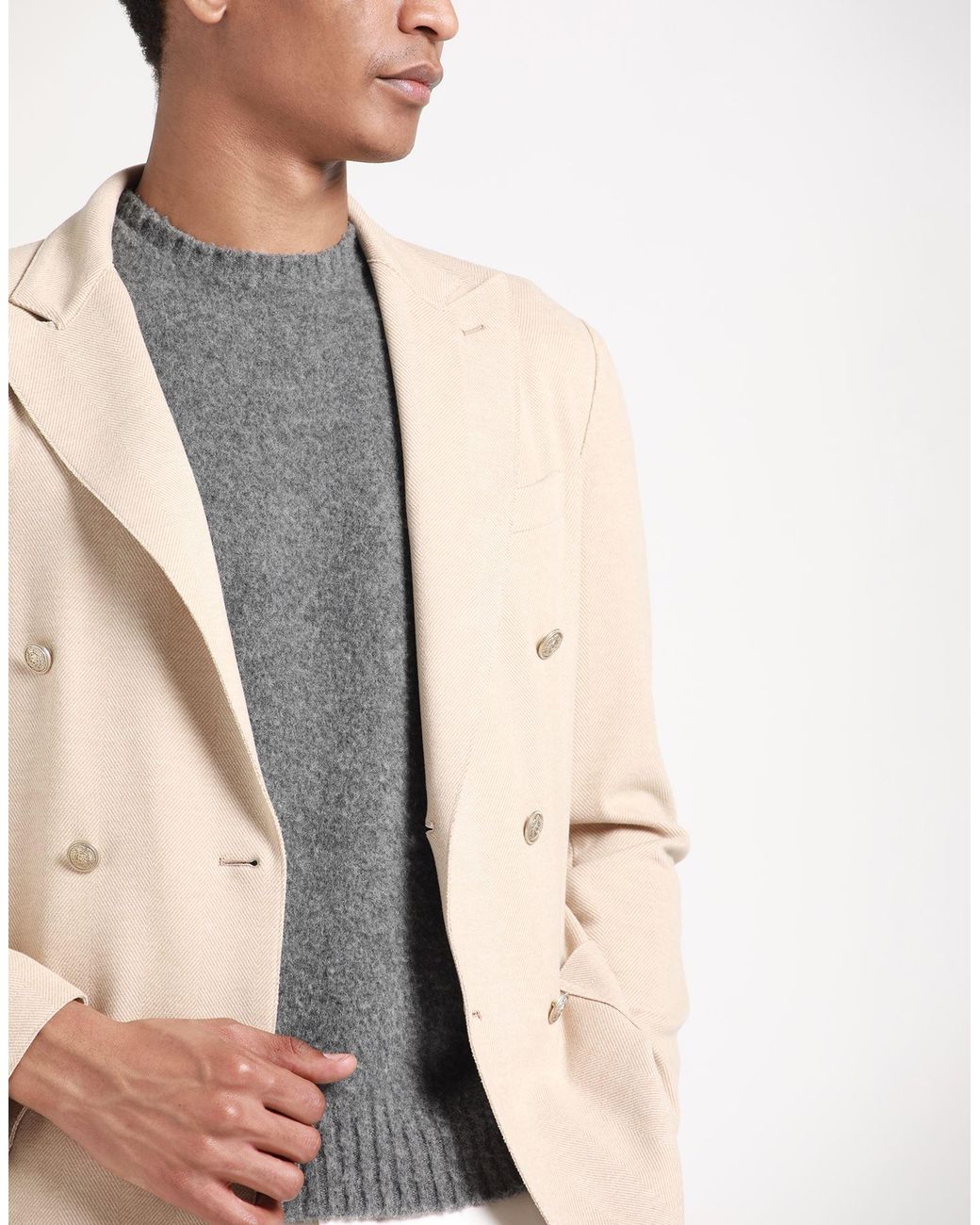 Eleventy Natural Blazer Polyester, Viscose, Polyamide, Elastane, Polyurethane for men