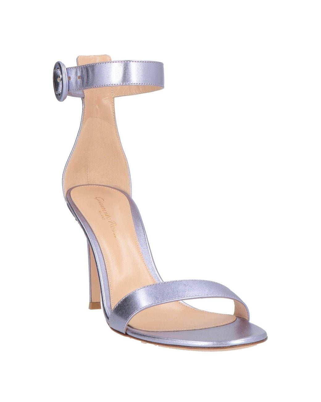 Gianvito Rossi White Lilac Sandals Leather