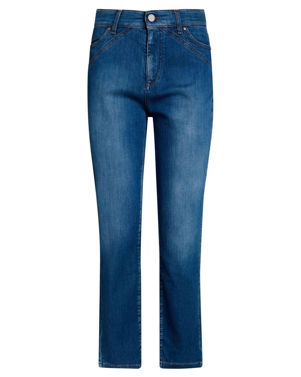 ALESSIA SANTI Blue Jeans Cotton, Bamboo Fiber, Rubber