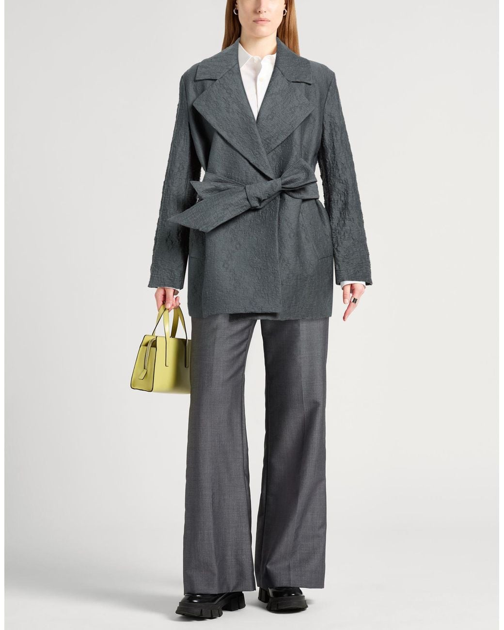 Harris Wharf London Black Jacket Cotton, Polyamide, Elastane