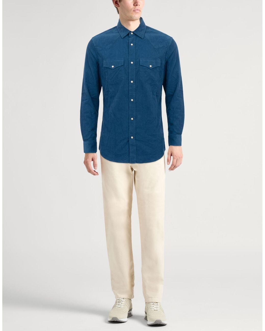 Moorer Blue Shirt for men