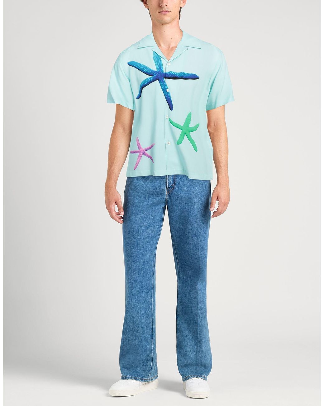 Sandro Blue Shirt for men