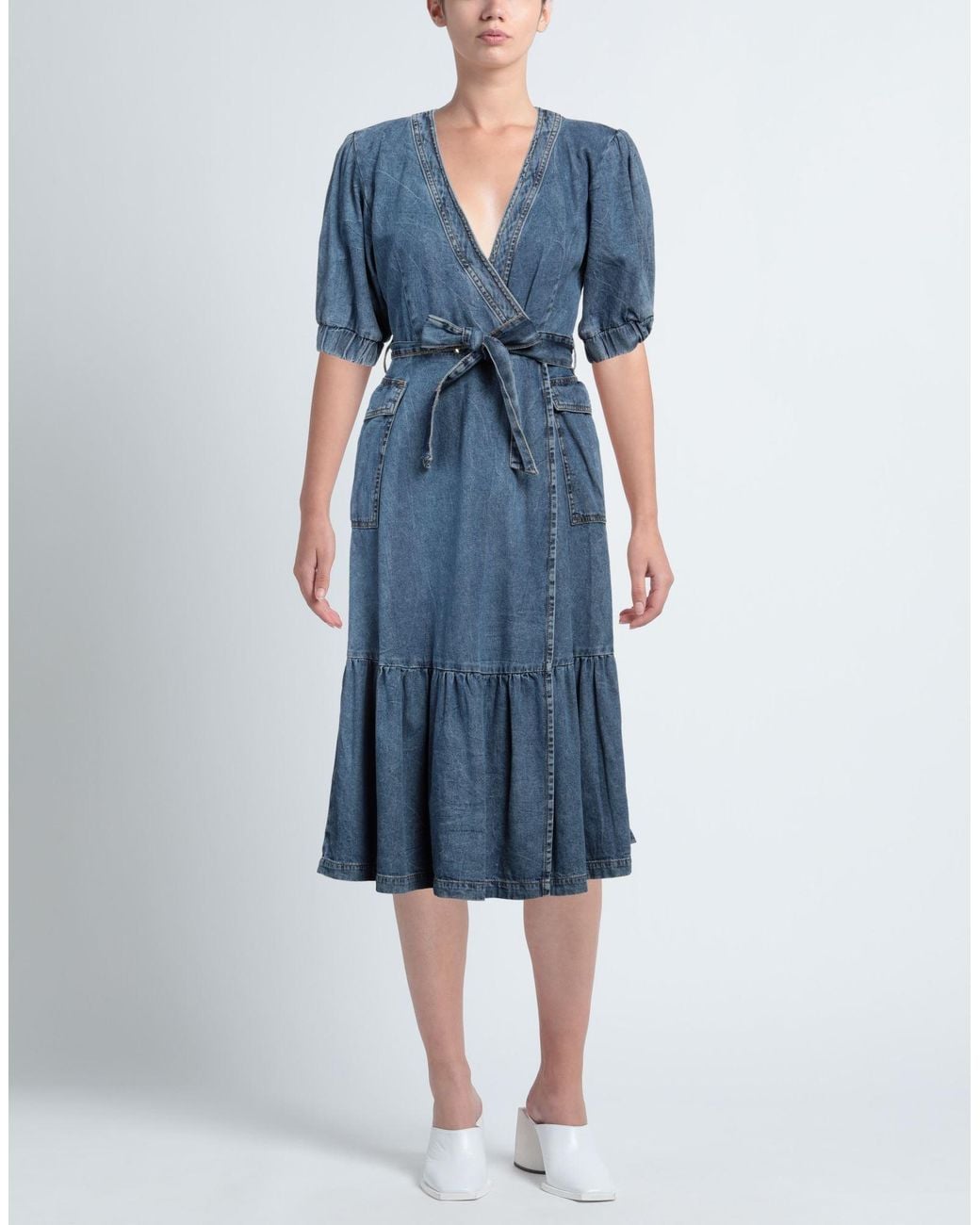 Liu Jo Blue Midi Dress