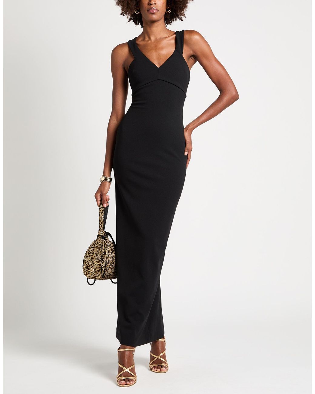 Solace London Black Maxi Dress