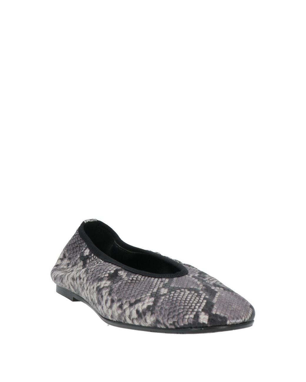 Ras White Ballet Flats Leather