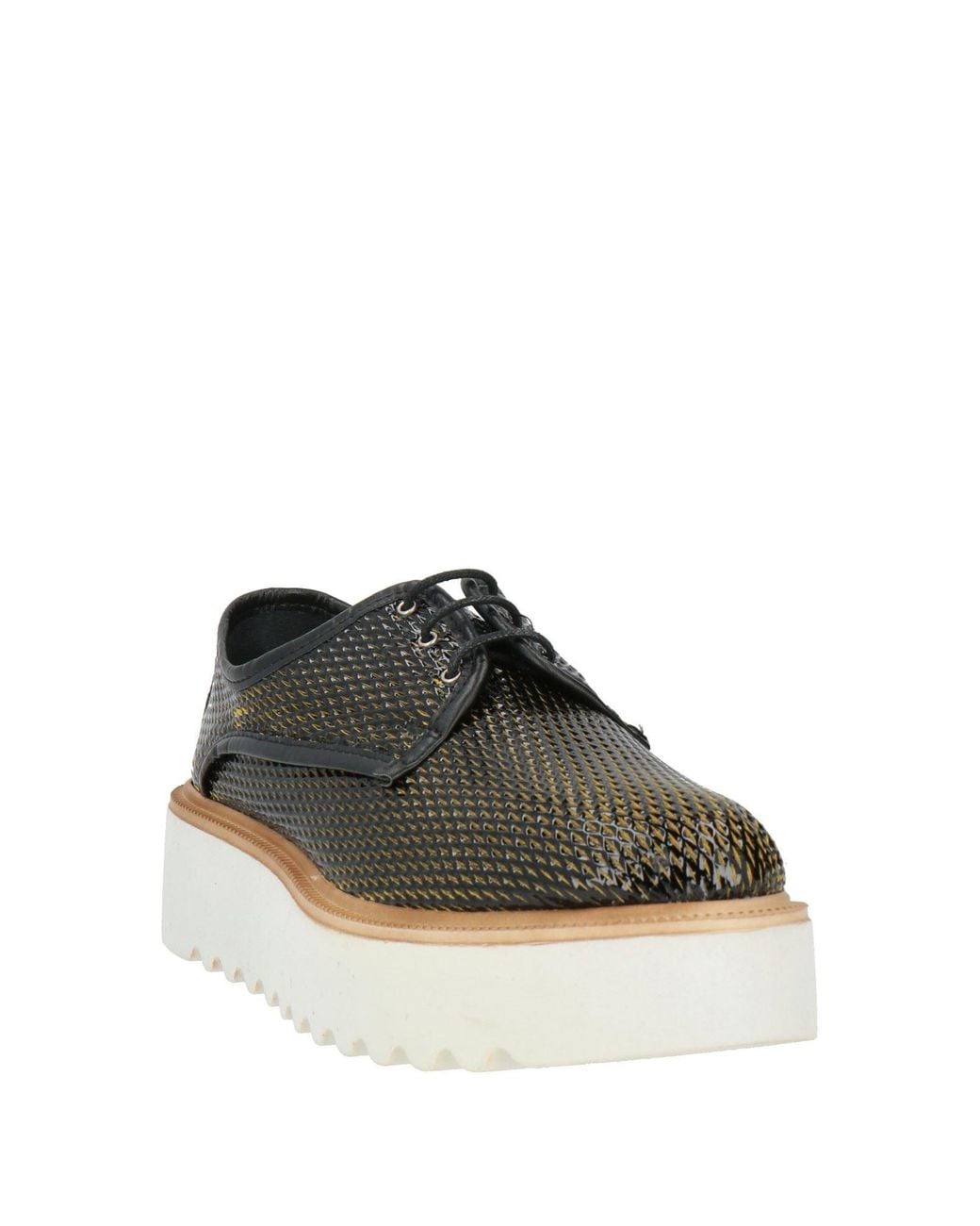 Pinko Black Lace-Up Shoes Leather