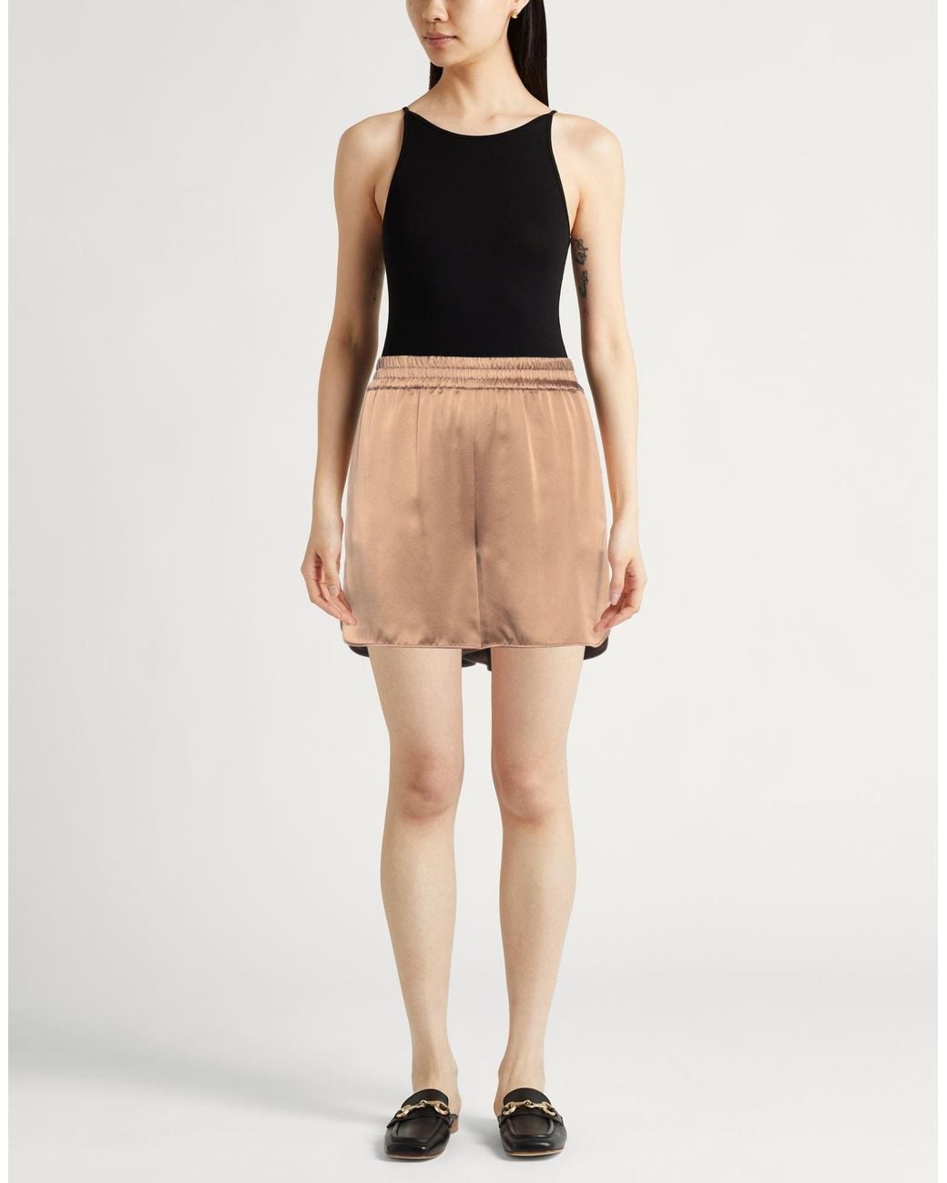 Max Mara Natural Light Shorts & Bermuda Shorts Silk