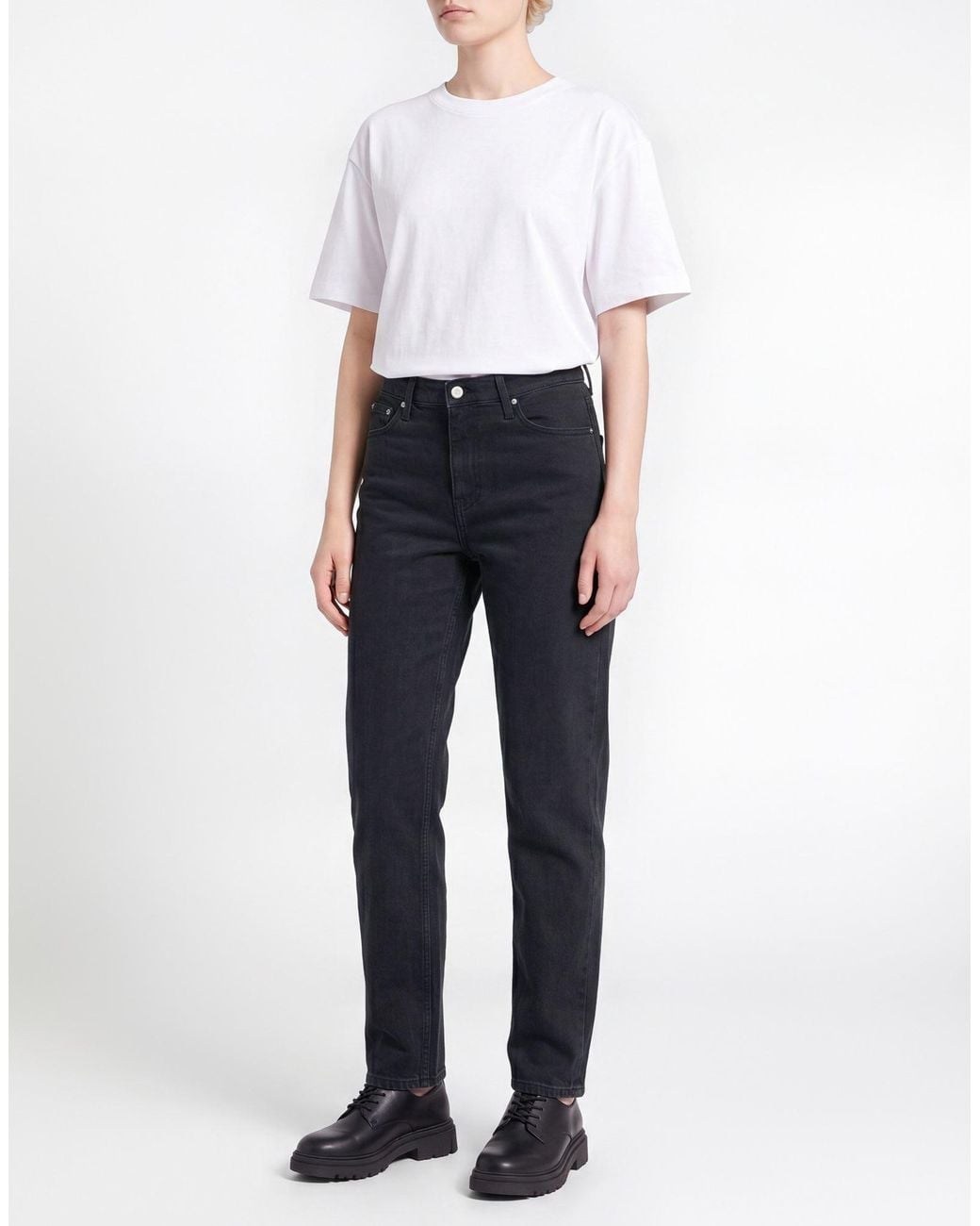 Calvin Klein Black Jeans Cotton, Elastane