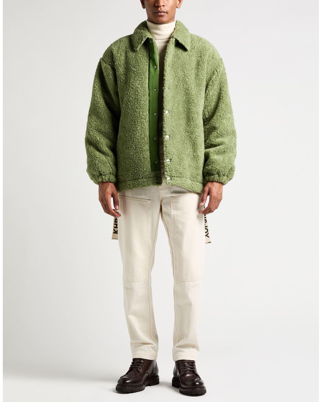 Shearling & Teddy di Khrisjoy in Green da Uomo