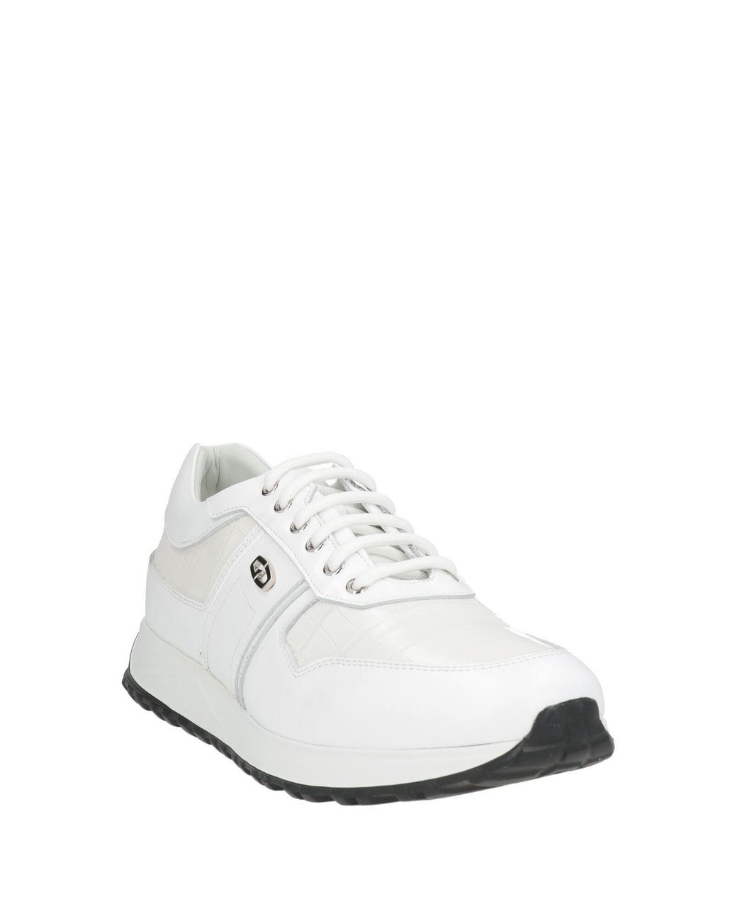 Giovanni Conti White Sneakers Leather for men