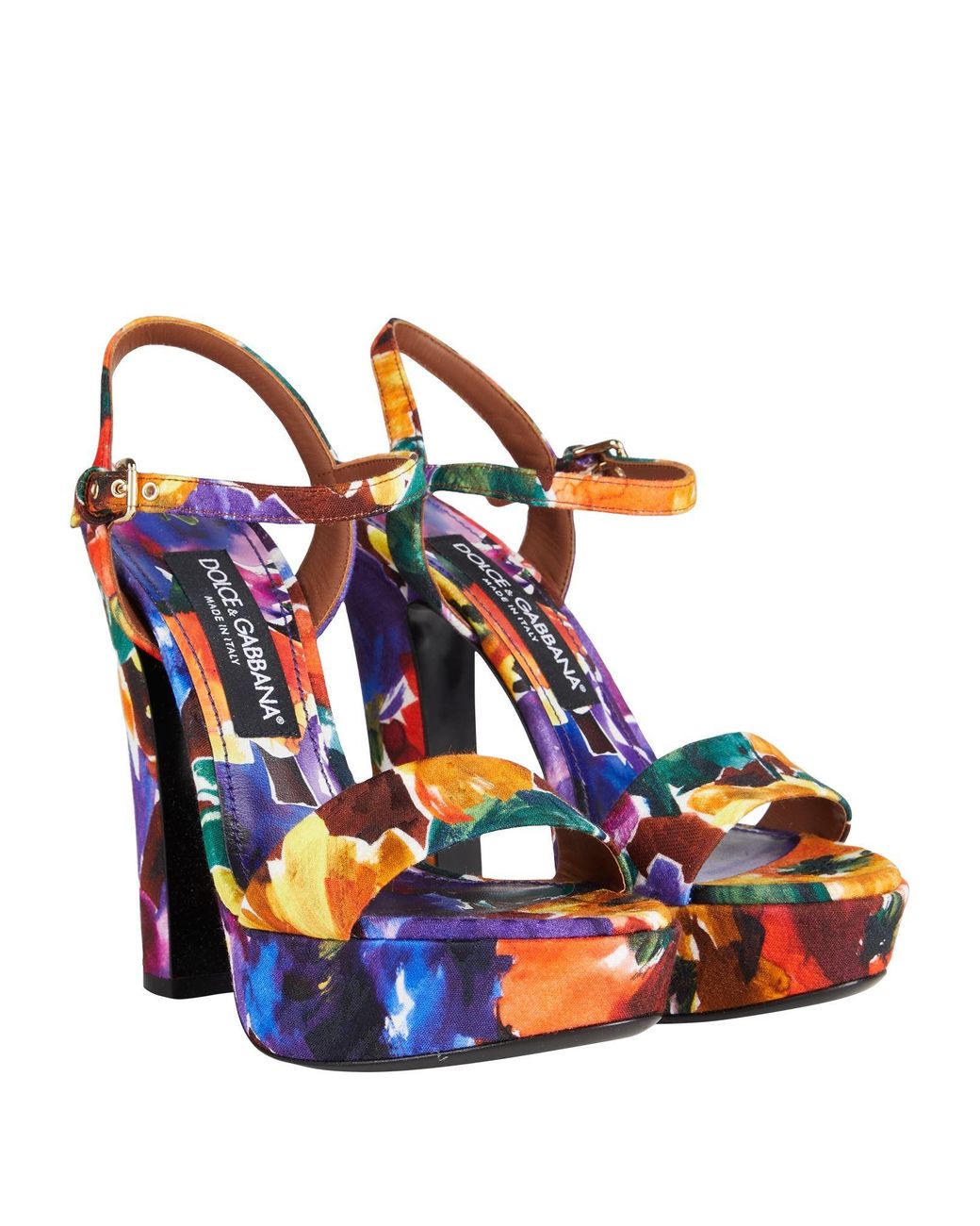 Dolce & Gabbana Blue Sandals Textile Fibers