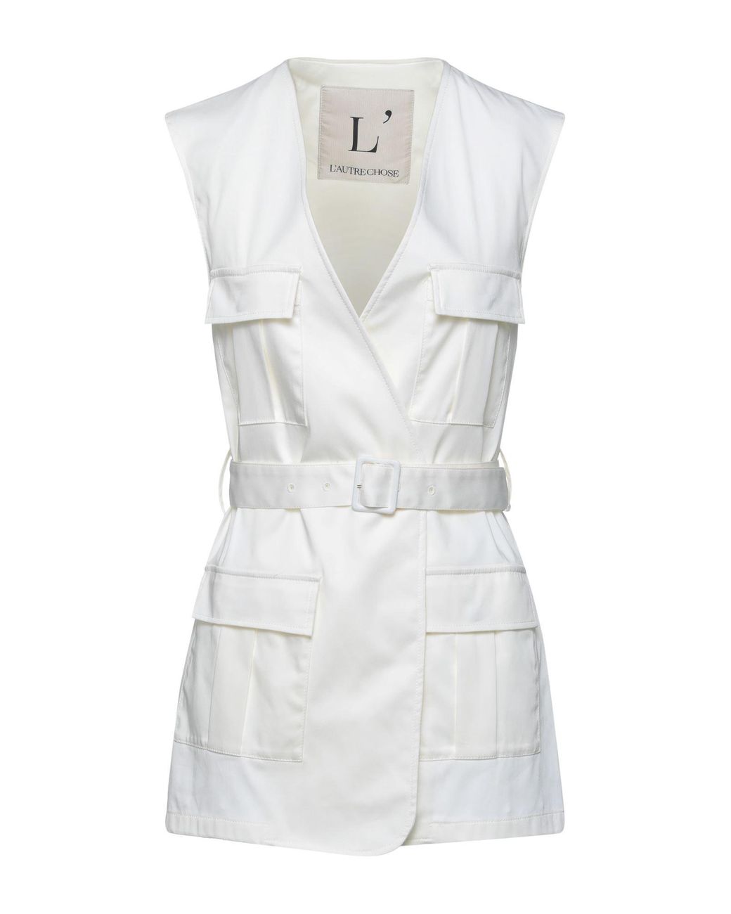 L'Autre Chose White Waistcoat