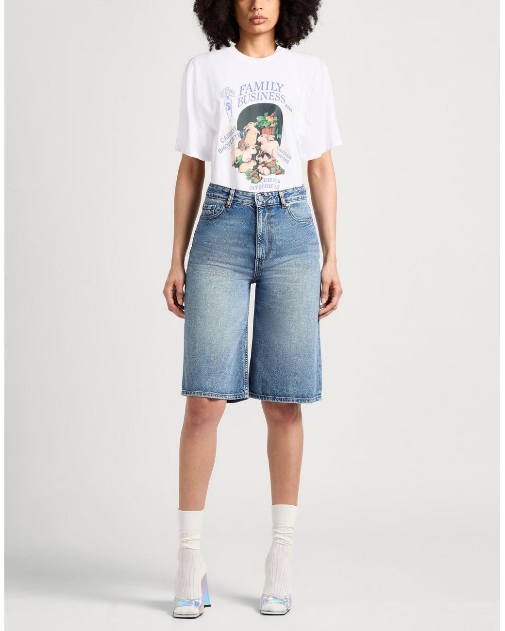 MSGM White T-Shirt Cotton
