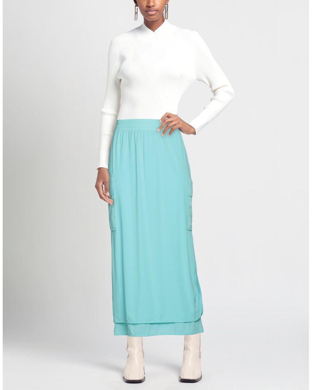 Sunnei Blue Maxi Skirt