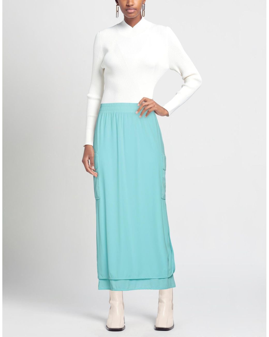 Sunnei Blue Maxi Skirt
