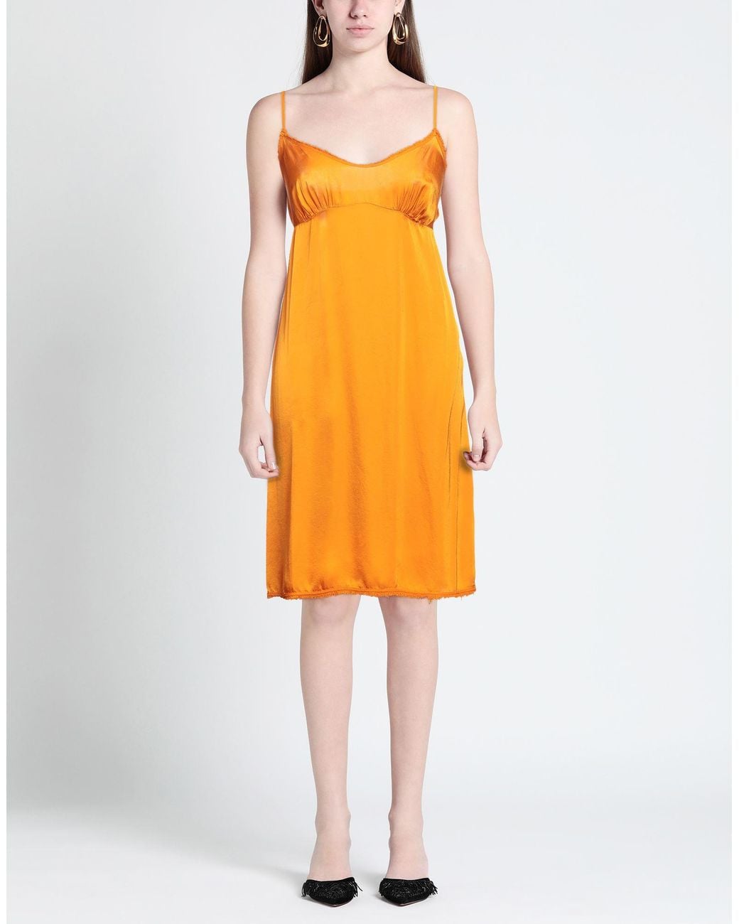 Brand Unique Orange Mini Dress