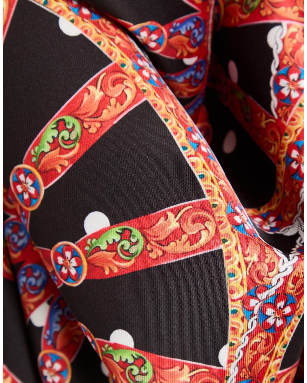 Dolce & Gabbana Red Scarf Polyester