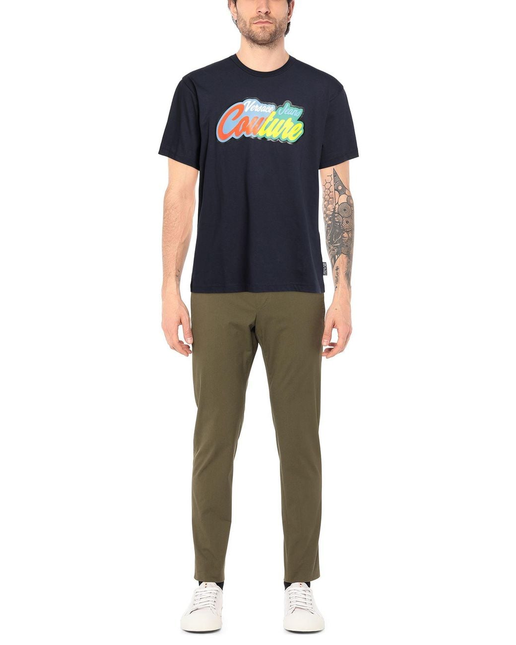 Versace Jeans Couture Blue T-Shirts for men
