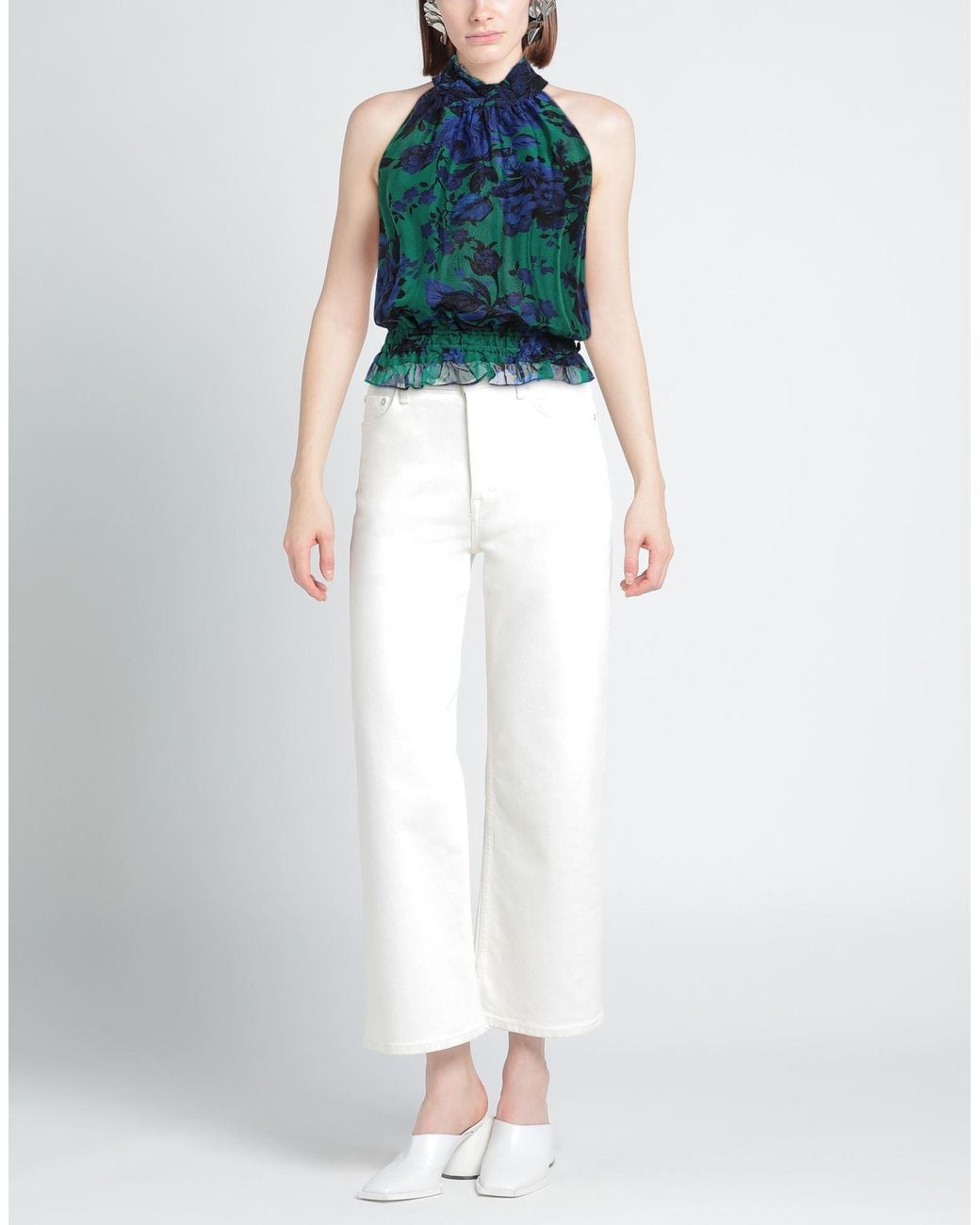 Liu Jo Blue Top Silk, Viscose