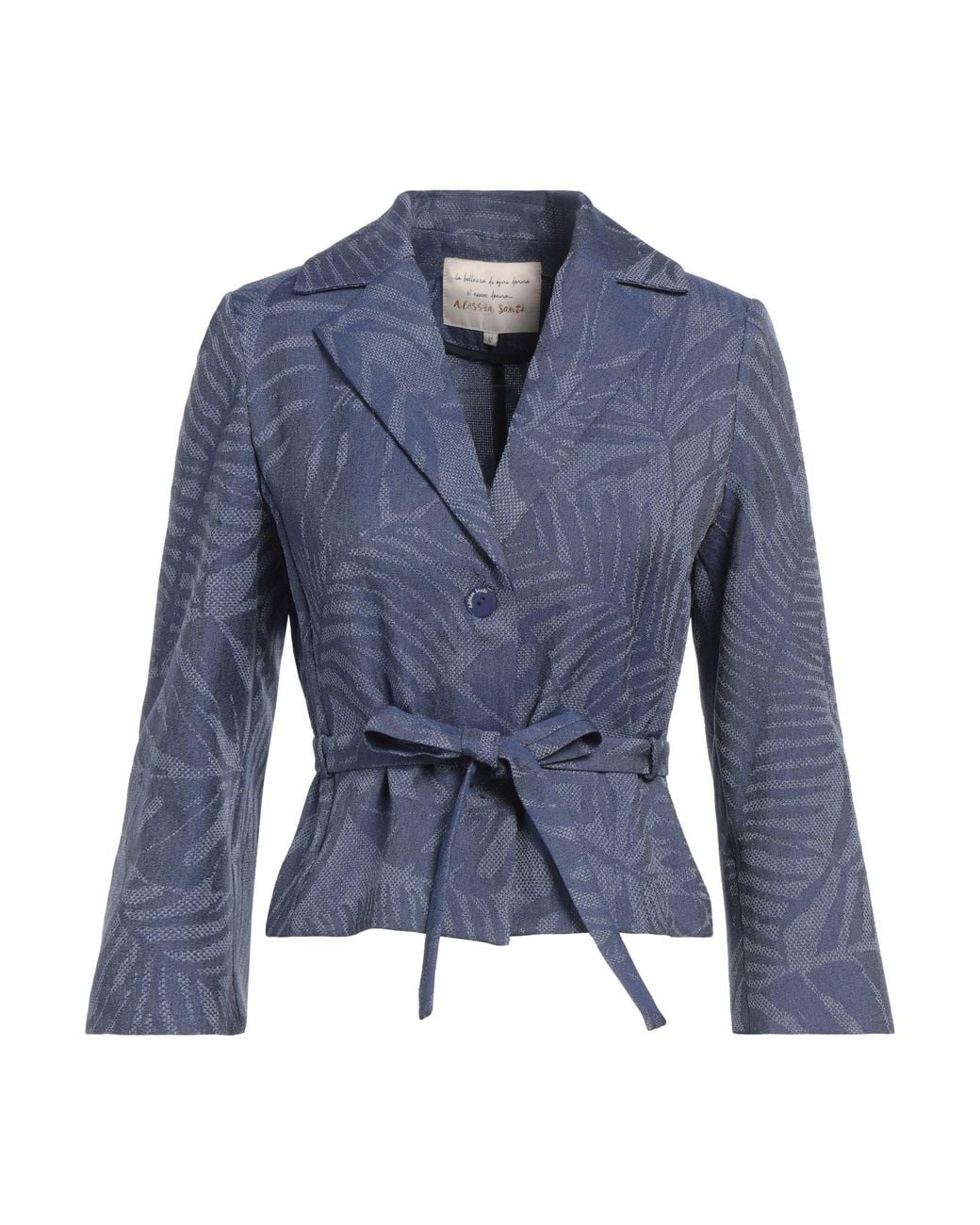 ALESSIA SANTI Blue Blazer Polyester
