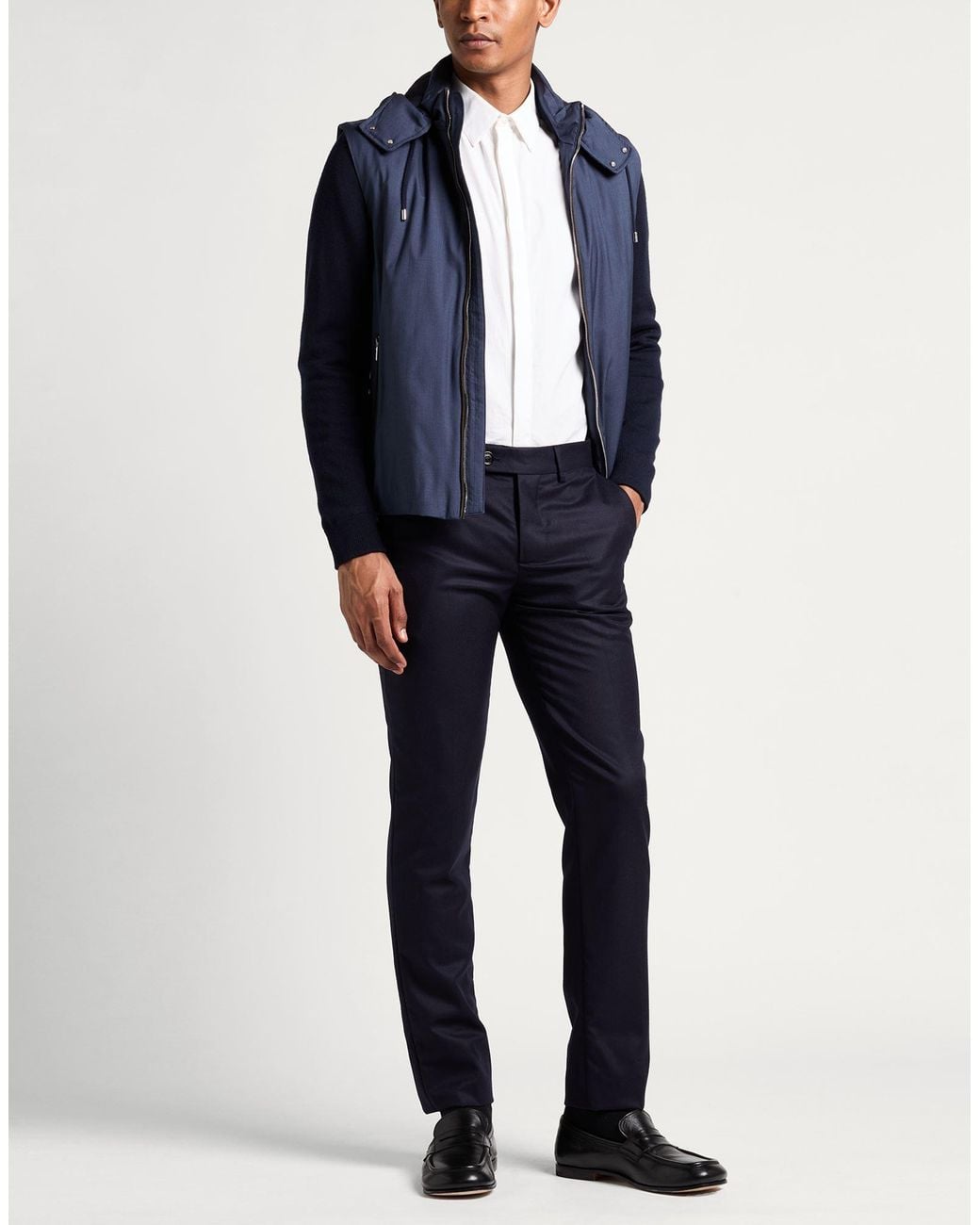Brunello Cucinelli Blue Pants for men