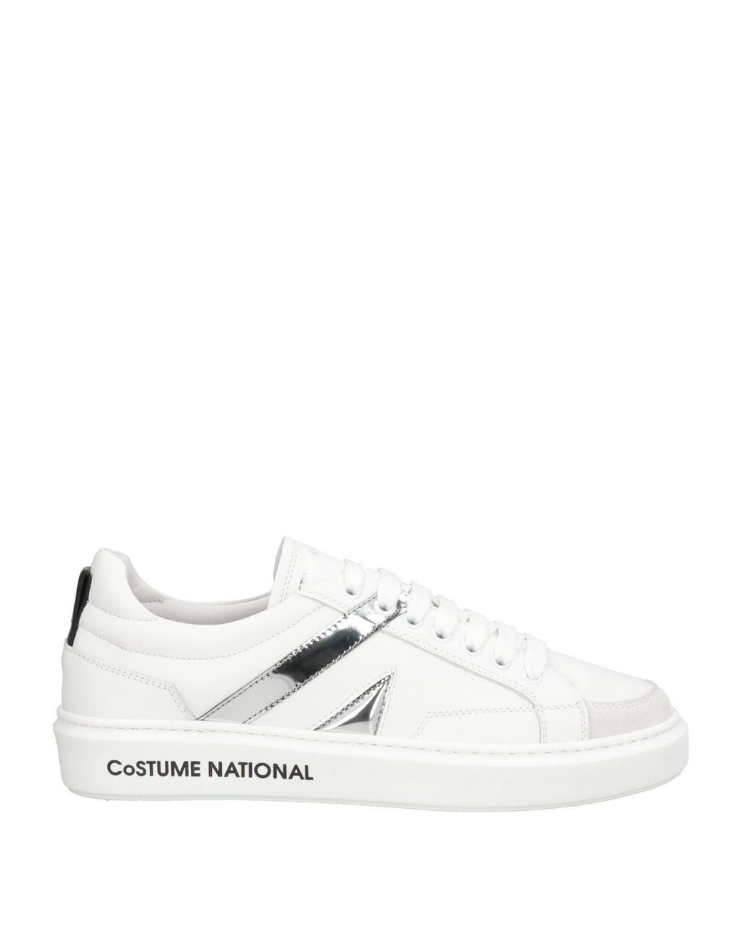 CoSTUME NATIONAL White Sneakers Leather